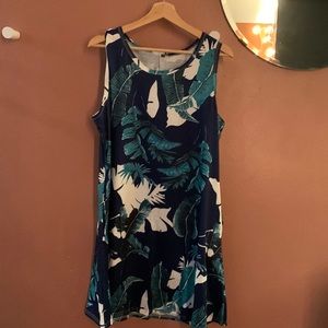 summer dress blue and green xl